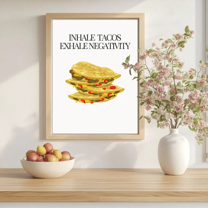 TacoBite Archival Canvas Wall Art - Brown media 1