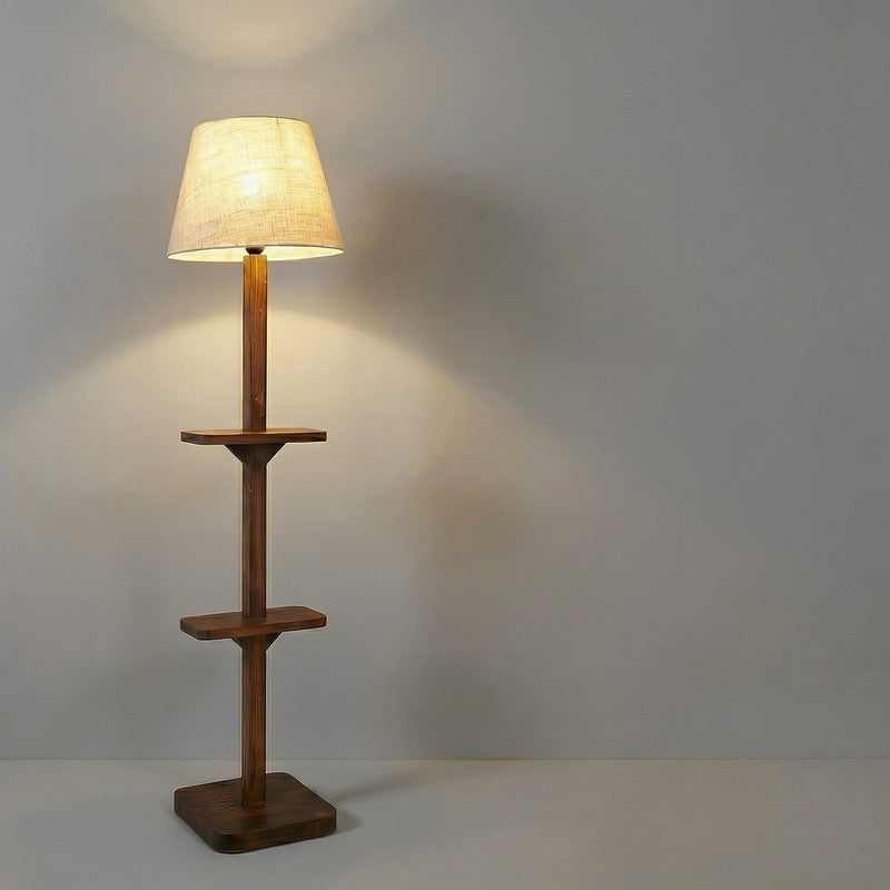 Jovana Shelf Wooden Floor Lamp media 7