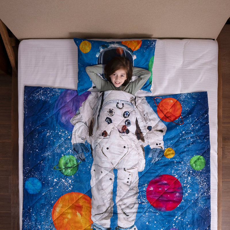 Space Race Reversible Cotton Comforter - 480 GSM media 3