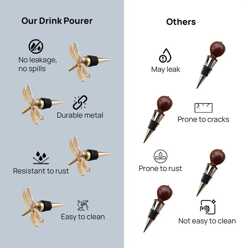 Flutter Flow Stainless Steel Pourer - Gold media 6