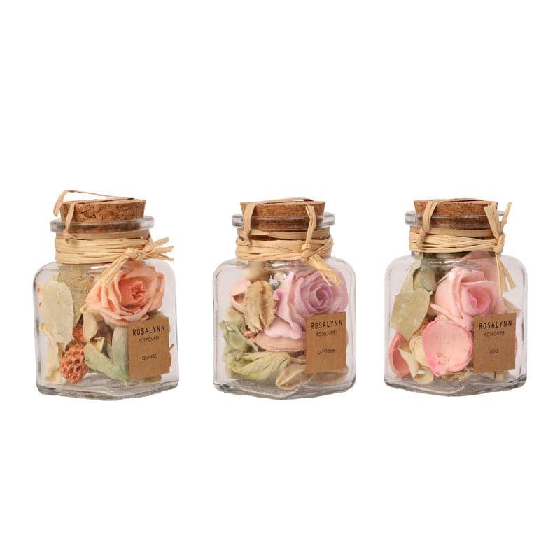 Konerie Potpourri With Glass Jar - Set Of Three media 4