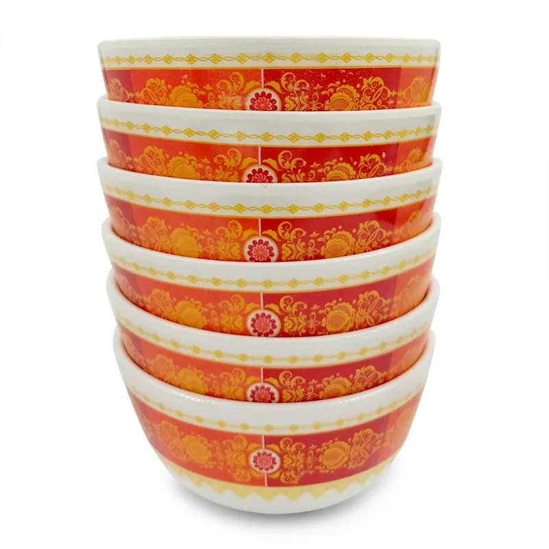 Goldhill Melamine Snack Bowls (200 mL Each) - Set of Six media 4