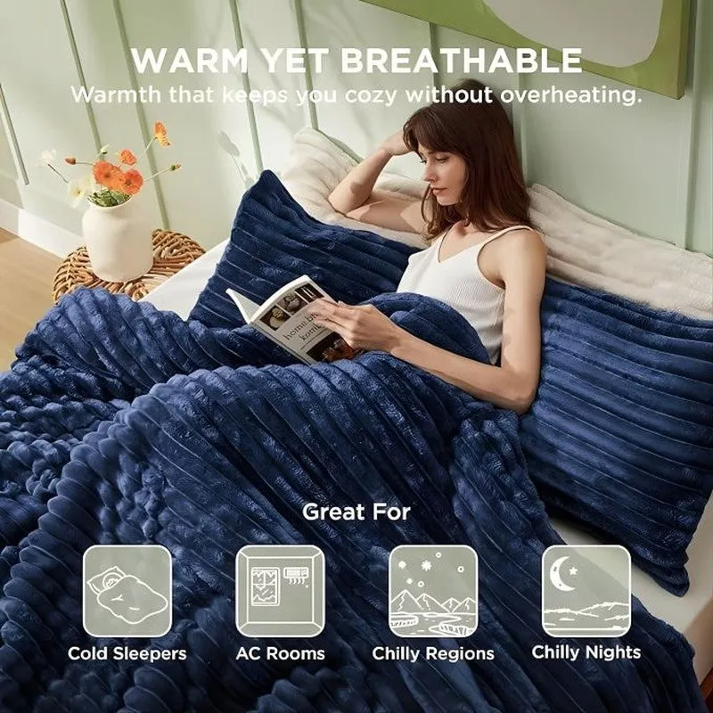 PureDrape Comfort (Blue) Bedding Set - Four Piece Set media 9