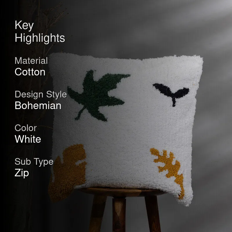 Ferna I Tufted Cushion Cover - White media 2