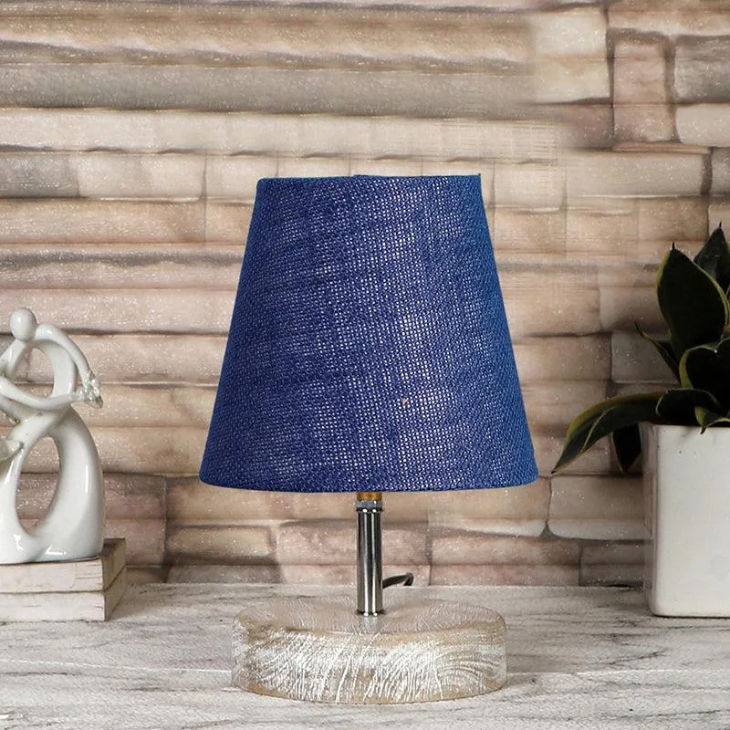 Renvo Jute Table Lamp - Blue,Brown media 3