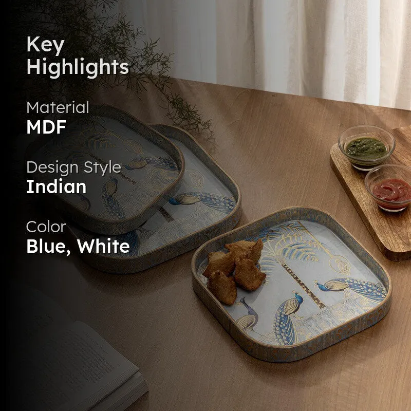Countryside Rectangle MDF Serving Tray (Set Of Three) - Set Of Three media 2