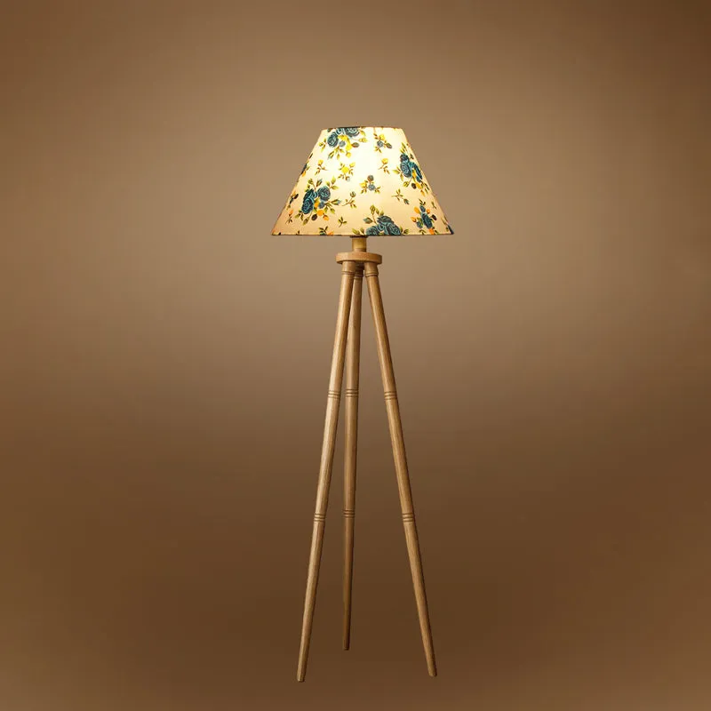 Fleura Cone Tripod Floor Lamp - Blue media 5