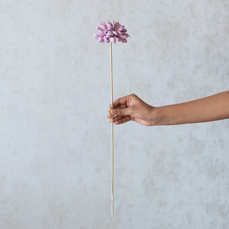 Delvina Sola Wood Rose Flower Stick (Lilac) - Set Of Ten media 3