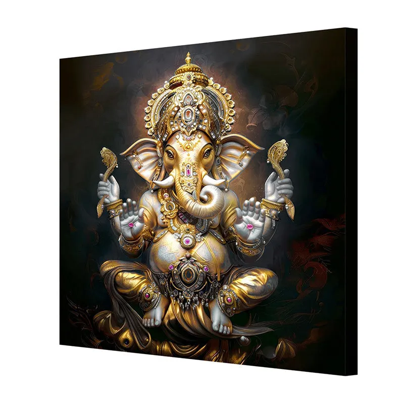 Lambodara Poly Canvas Wall Painting media 6