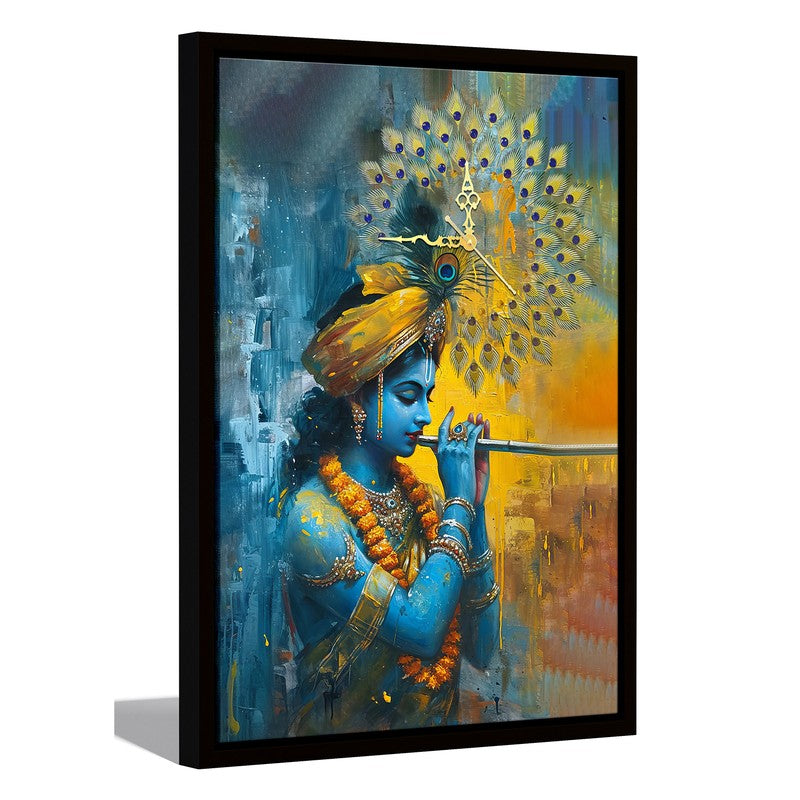 Madhava Wall Art With Clock media 4