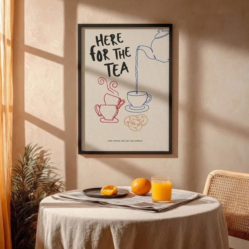 ForTea Archival Canvas Wall Art - Black media 4