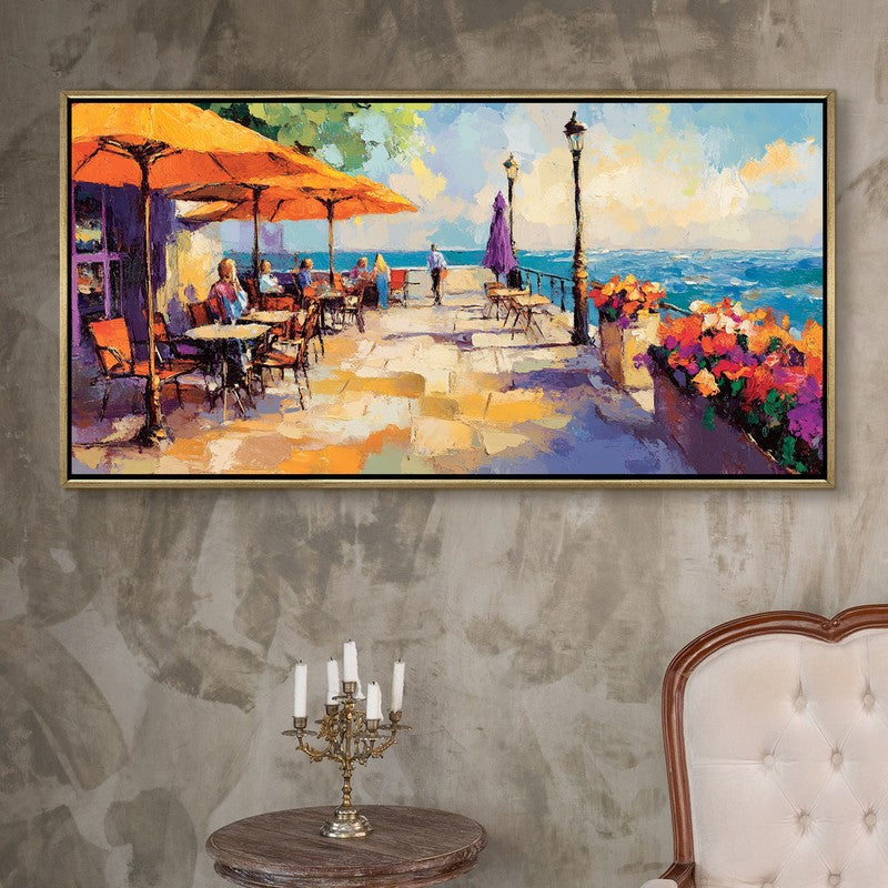 Saltlight Canvas Wall Painting With Frame