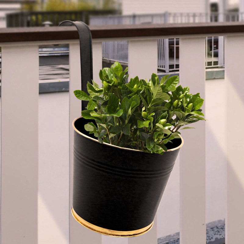 Lush Glow Planter (Black) - Set Of Three media 5