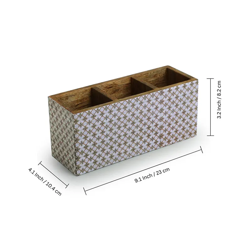 Takhti Trio Wood Cutlery Stand media 5