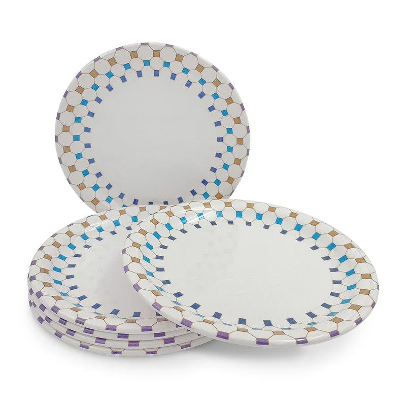 Arris Melamine Quarter Plates - Set of Six media 4