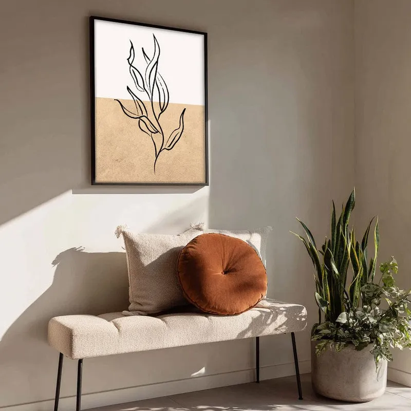 Verdantine Canvas Wall Painting With Black Frame media 4