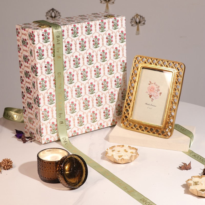 Auric Frame Diwali Hamper - Three Piece Set