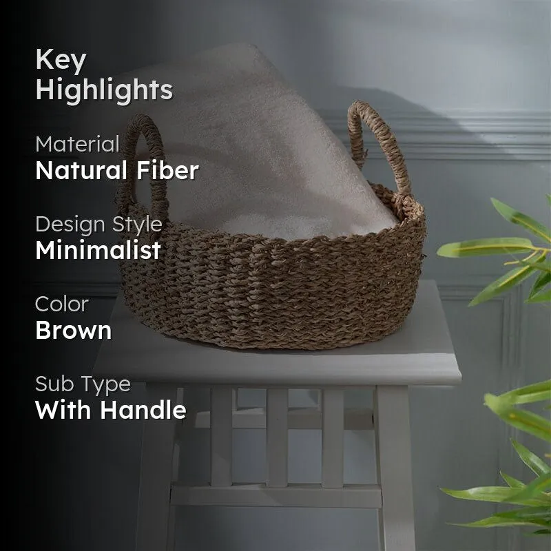 Ginjo Natural Fiber Storage Basket media 2