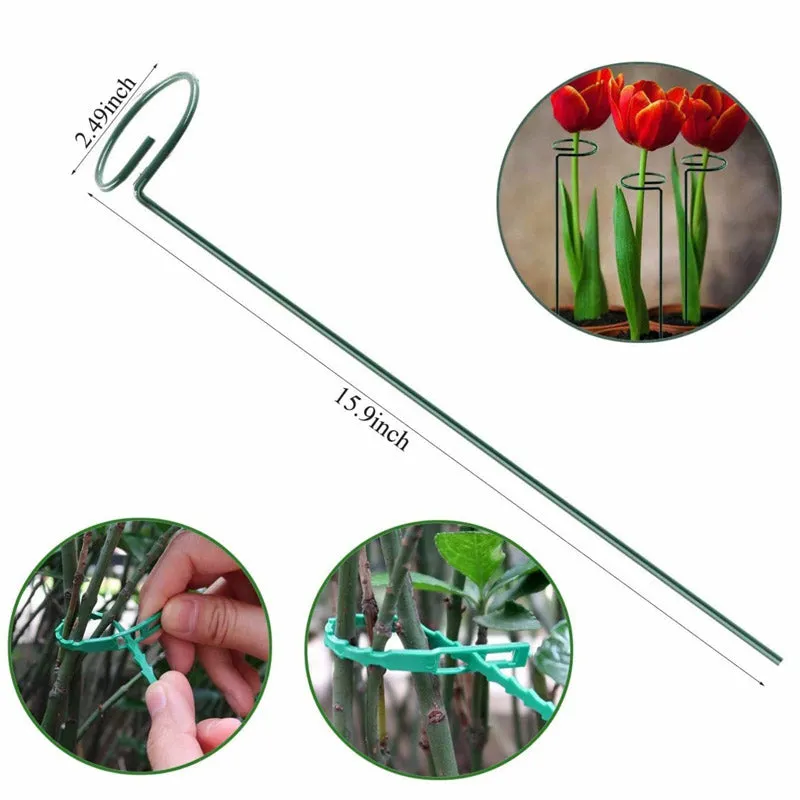 Amo Metal Plant Stake - Set Of Three media 6