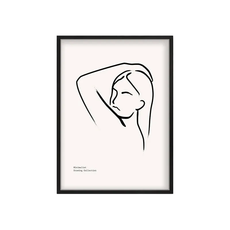 Soft Incline Canvas Wall Painting With Black Frame media 3