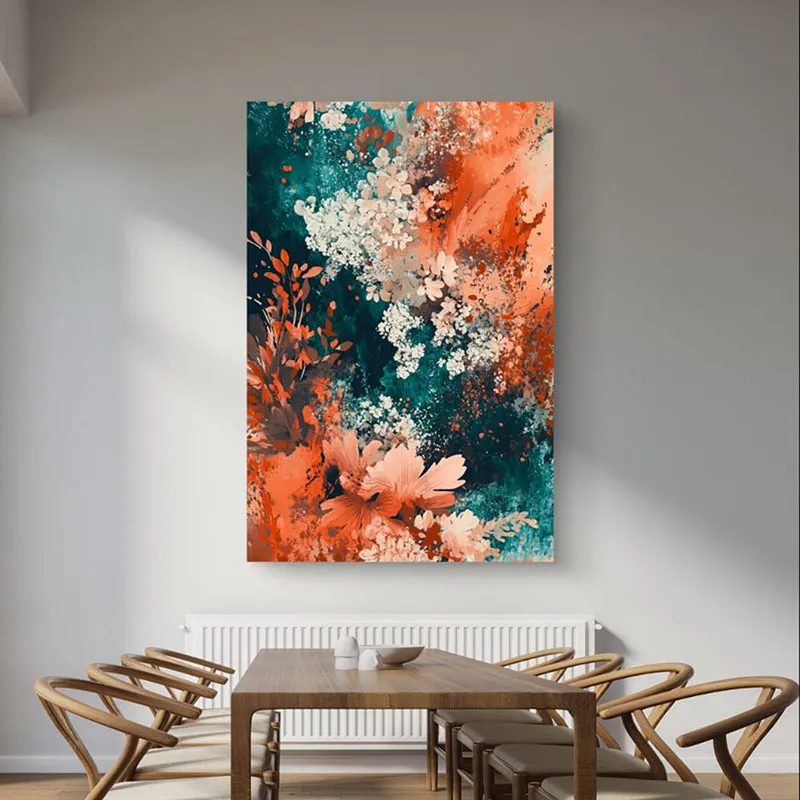 Colour Blooms Wall Painting media 3