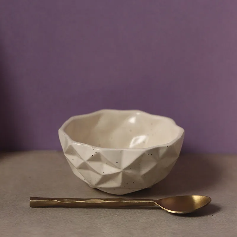 Noemi Ceramic Snack Bowl (White) - 200 mL media 1