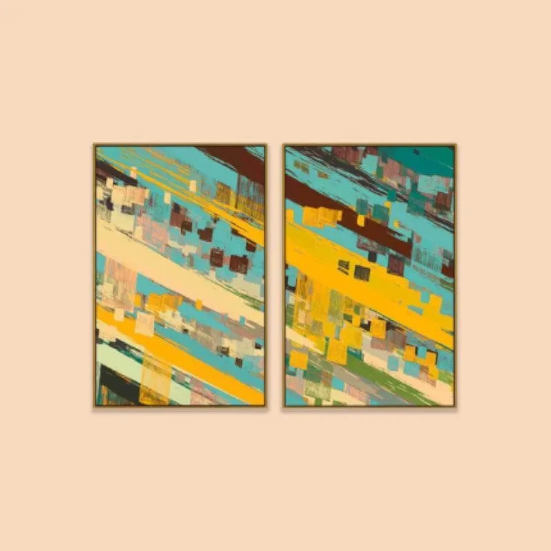 Deconstructed Wall Art - Set Of Two media 5