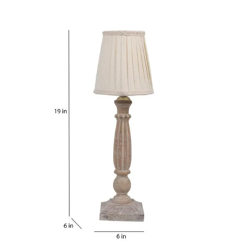 Maritza Magni Fabric Table Lamp - White media 6