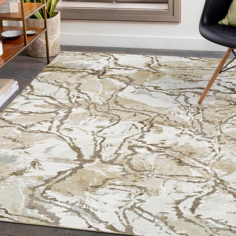 Daniel Abstract Carpet - Olive media 3
