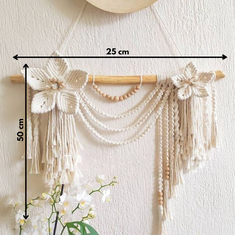 Boheime Buds I Macrame Cotton Wall Accent media 5