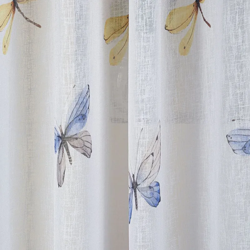 Transol Linen Texture Sheer Curtain - Set Of Two media 11
