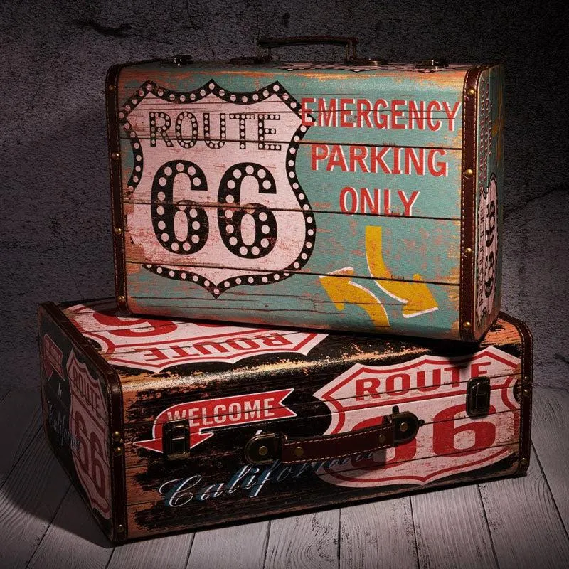 Route 66 California Storage Box - Black media 1