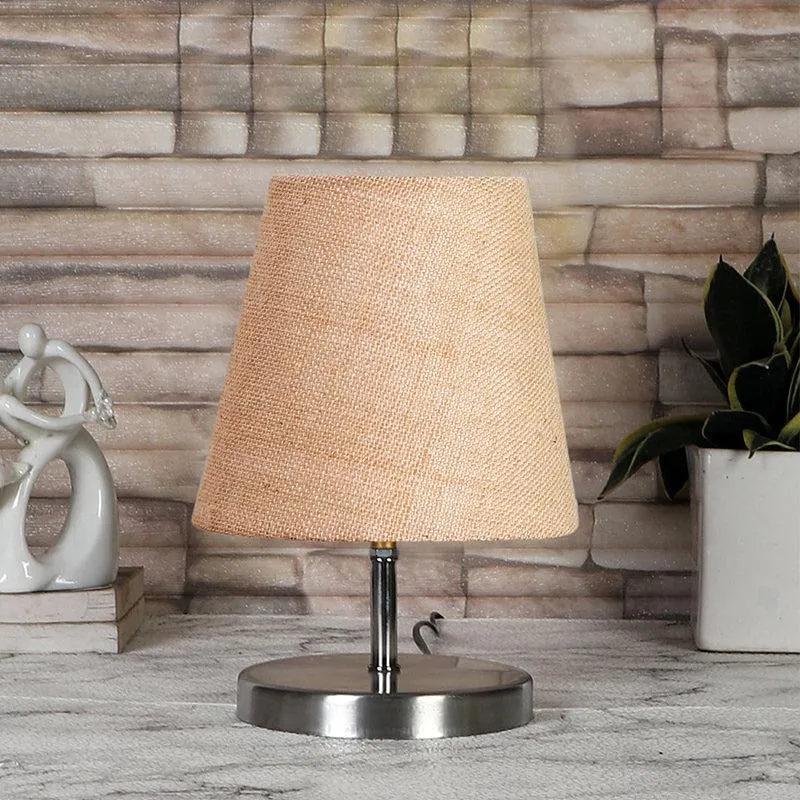 Vidro Jute Table Lamp - Beige,Silver media 3