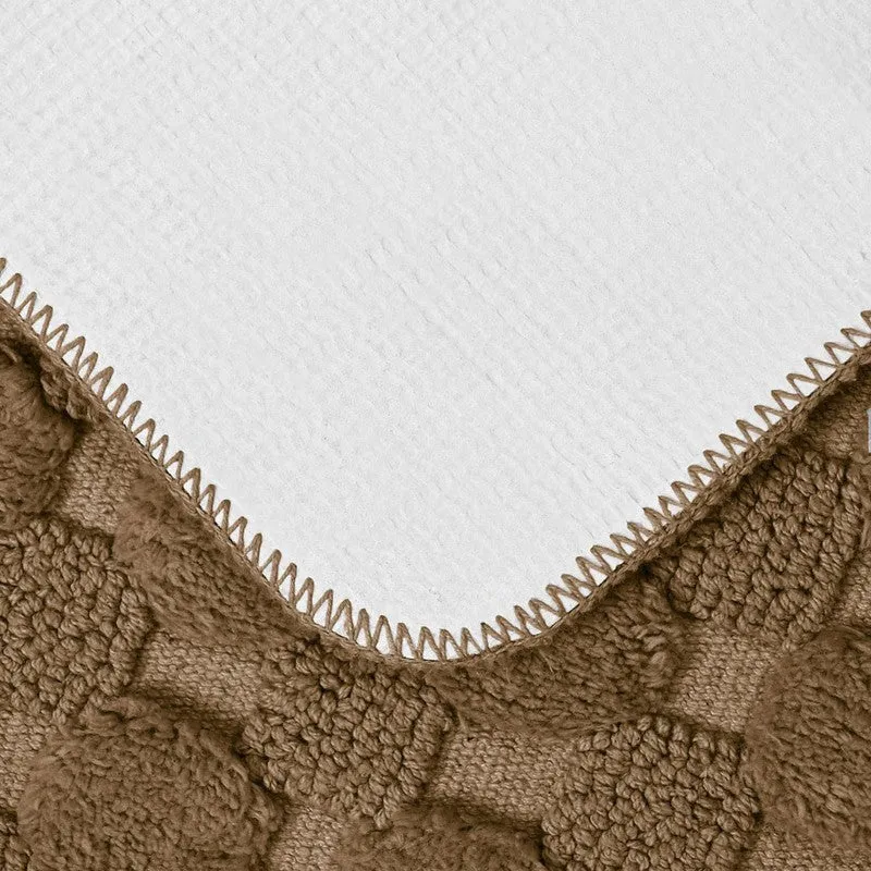 PurePlush Cotton Bath Mats (Brown) - Set of Two media 7