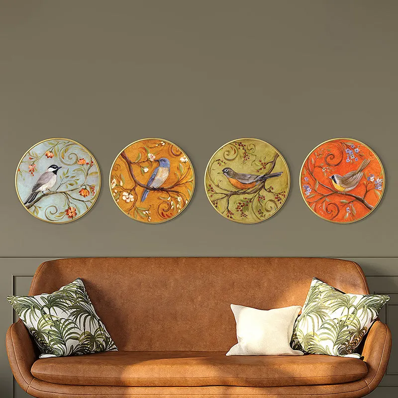 Sparrow Intricacy Wall Art - Set Of Four media 3