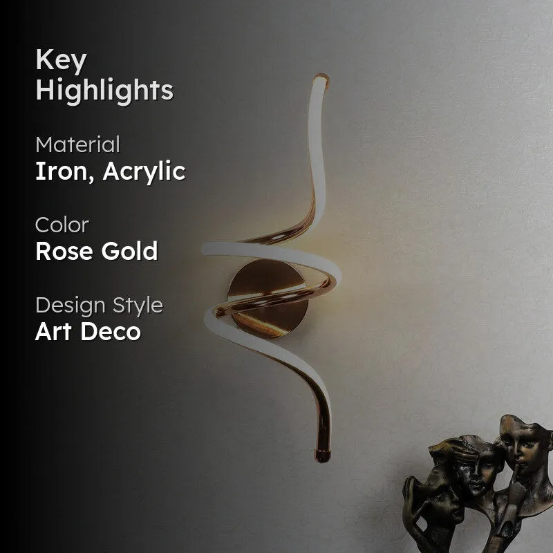 Lorora Iron & Acrylic Wall Lamp media 2