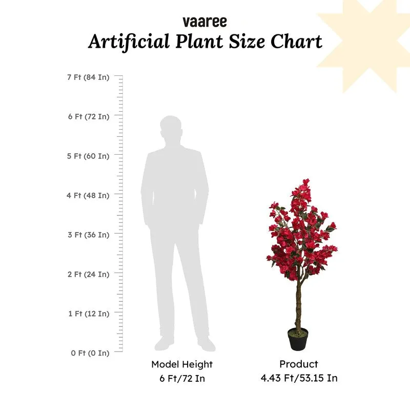 Modern Tropics Artificial Plant With Black Fiber Pot - 4.3 Feet media 7