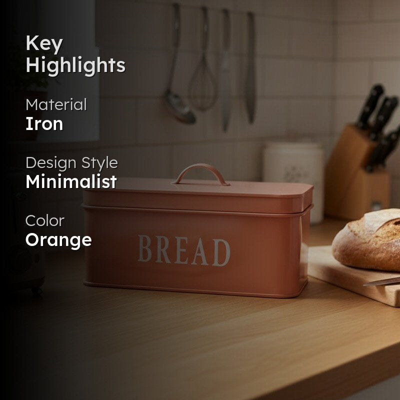 Urban Pantry Iron Bread Box (800 mL) media 2