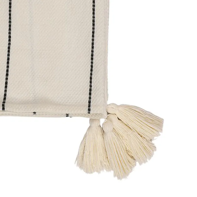 Stripe Story Cotton Throw media 5