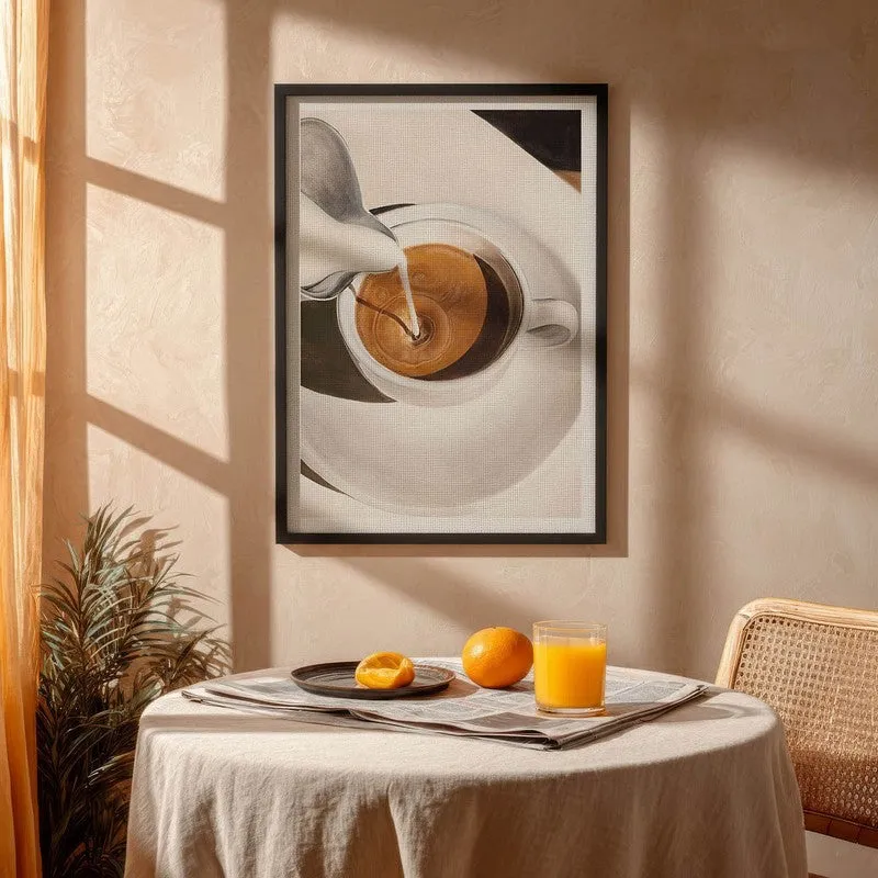 HotPour Archival Canvas Wall Art - Black media 4