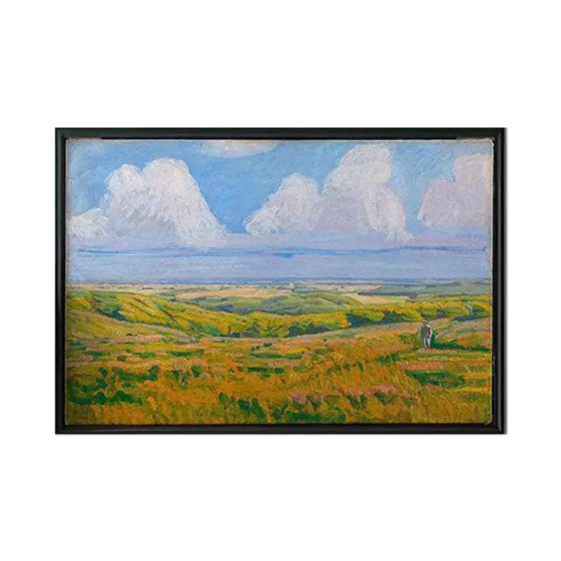 Hammer Hills Canvas Wall Painting - Black Frame media 6