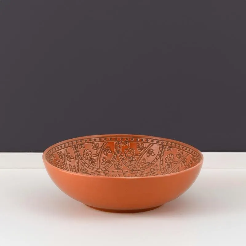 Mila Terracota Serving Bowl - Set Of Two media 3