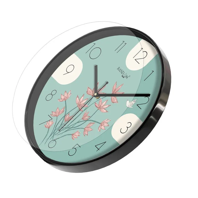Blossom Round Analog Wall Clock - Multicolor media 5