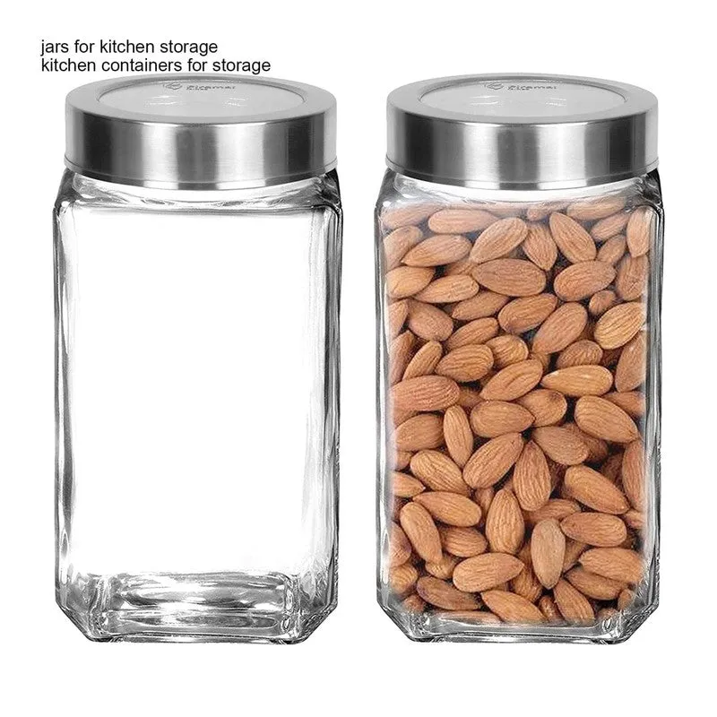 PureStore Glass Jar (1000 mL Each ) - Set Of Four media 6