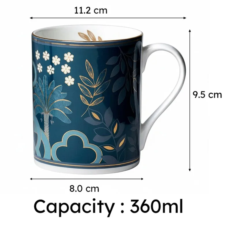 India Circus Oceanic Opulence Swing Mug (360 mL Each) - Set Of Two media 7