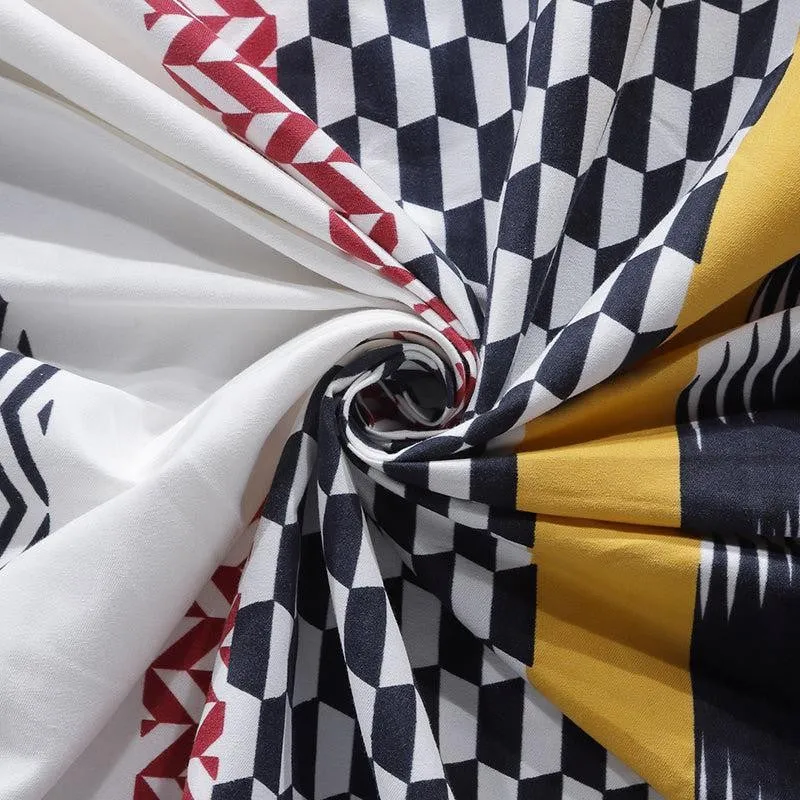Shrevo Geometric Bedsheet - 150 GSM media 6