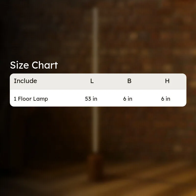 Warm Glow Cylindrical Rose Wood LED Wooden Floor Lamp media 7
