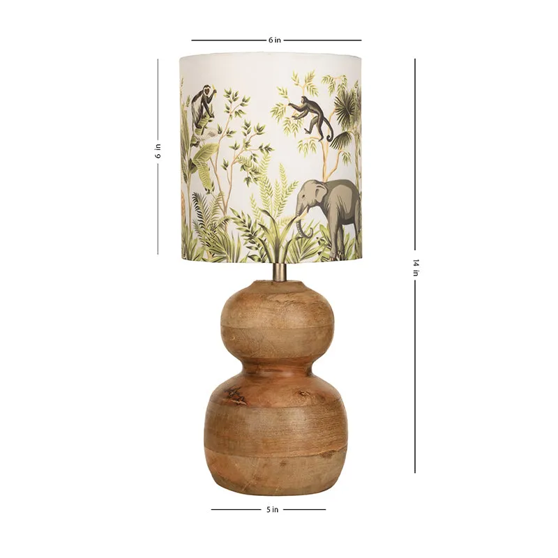 Simona Junglee Fabric Table Lamp - Multicolor media 5