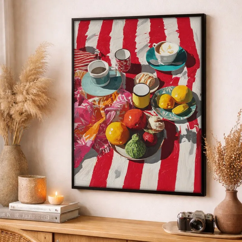 Tableya Canvas Wall Painting With Black Frame media 3