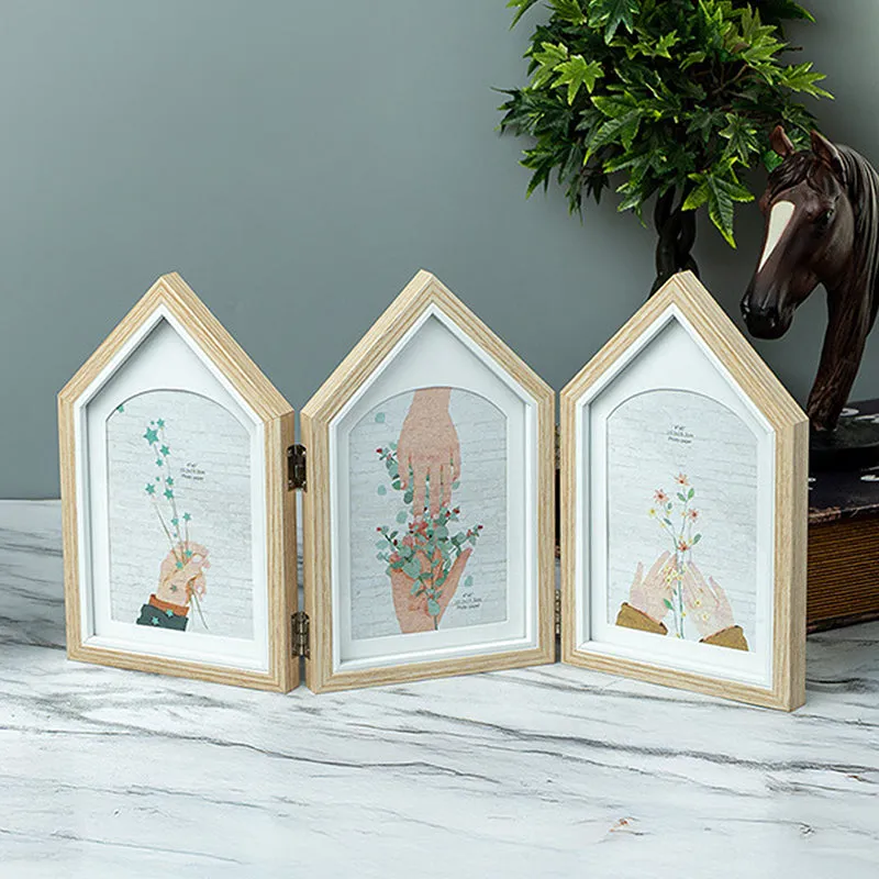 Memory Home Trio Photo Frame - Beige media 1